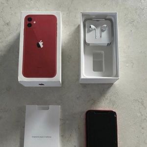 Iphone 11 Red 64 GB Any Carrier